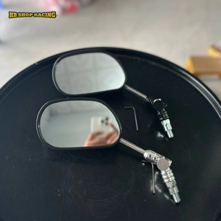 火花旋轉玻璃套裝摩托車後視鏡數控鋁腿帶六角鏡墊螺絲