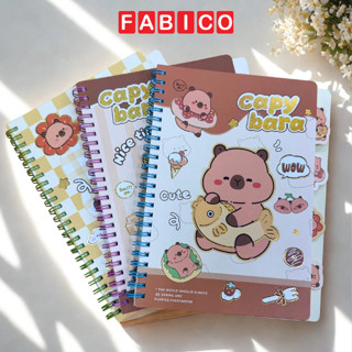 Capybara Spring Notebook A5 160頁80g德派-可愛筆記本學生筆記本