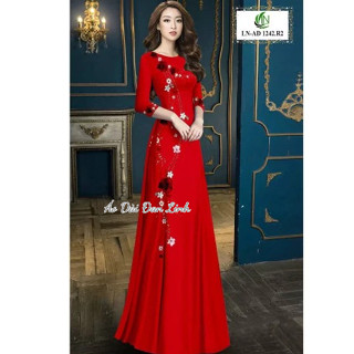 (A534-A704)3D列印奧黛秋季花卉圖案3D列印-丹琳奧黛