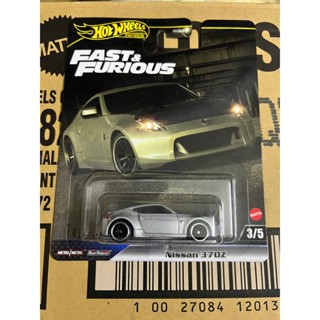LeHuong Diecast - Hot Wheels Premium NISSAN 370Z 灰色汽車模型