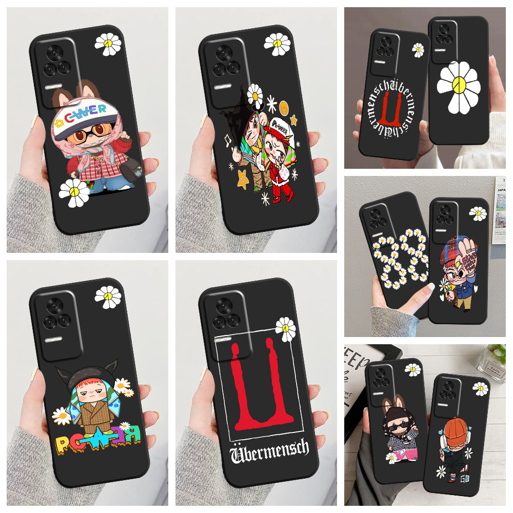 Xiaomi Redmi K50 / K50 Gaming / K50 Ultra 保護殼,帶 labubu 和龍印